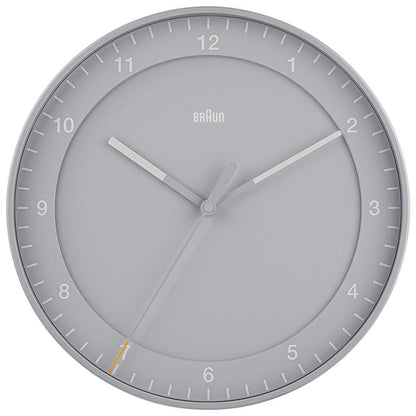 BC17 Braun classic large analogue wall clock - grey