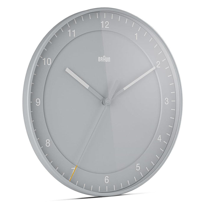 BC17 Braun classic large analogue wall clock - grey