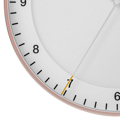 BC17 Braun classic large analogue wall clock - rose & white