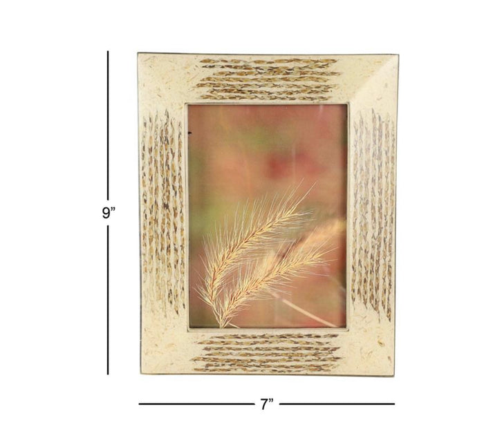 BEIGE RESIN PHOTO FRAME