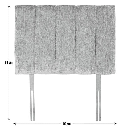 Bircham Light Grey Headboard - Single
