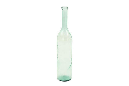 BLUE RECYCLED GLASS SPANISH VASE
