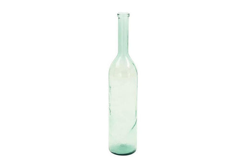 BLUE RECYCLED GLASS SPANISH VASE