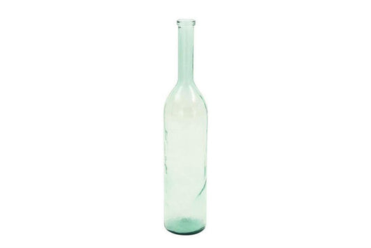 BLUE RECYCLED GLASS SPANISH VASE