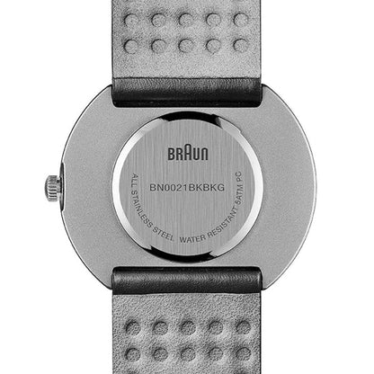 BN0021 Braun gents classic watch - black dial and black leather strap