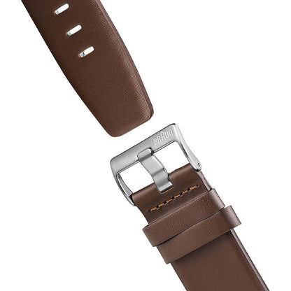 BN0021 Braun gents classic watch - white dial and brown leather strap