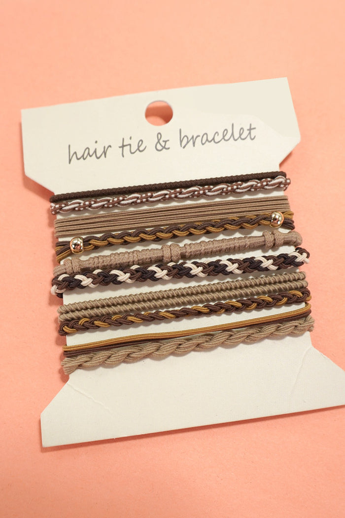BOHO KNOT HAIRTIE BRACELETS