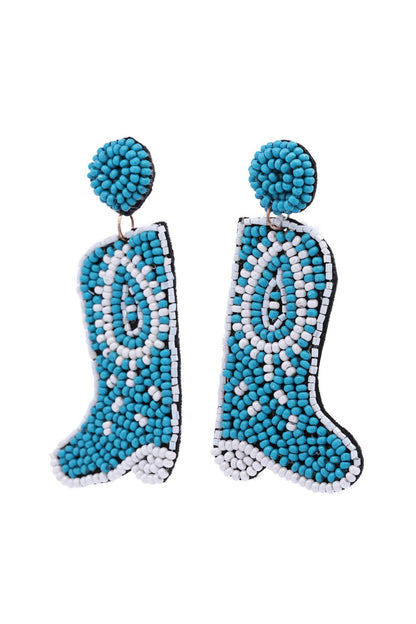 BOOTS BEADED EARRINGS