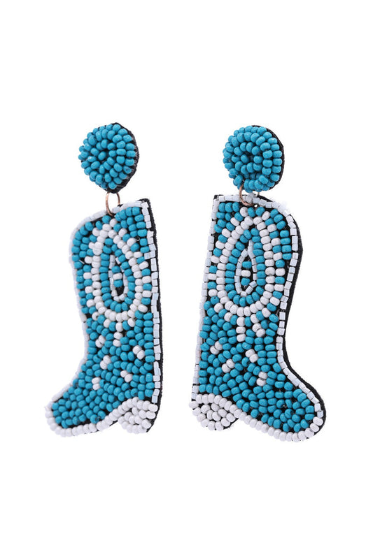 BOOTS BEADED EARRINGS