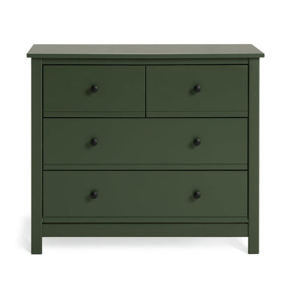 Brooklyn 4 Drawer Chest - Green | Kids or adults bedroom dresser