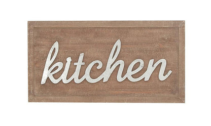 BROWN FARMHOUSE WOOD WALL DECOR