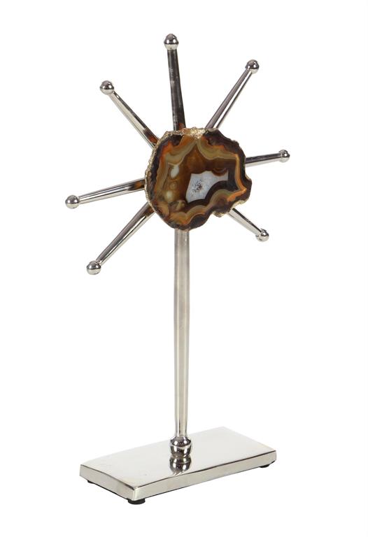 BROWN GLAM GEOMETRIC SCULPTURE
