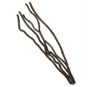 BROWN WOOD DULA LOG TALL BRANCH NATURAL FOLIAGE, 11" X 5" X 39"