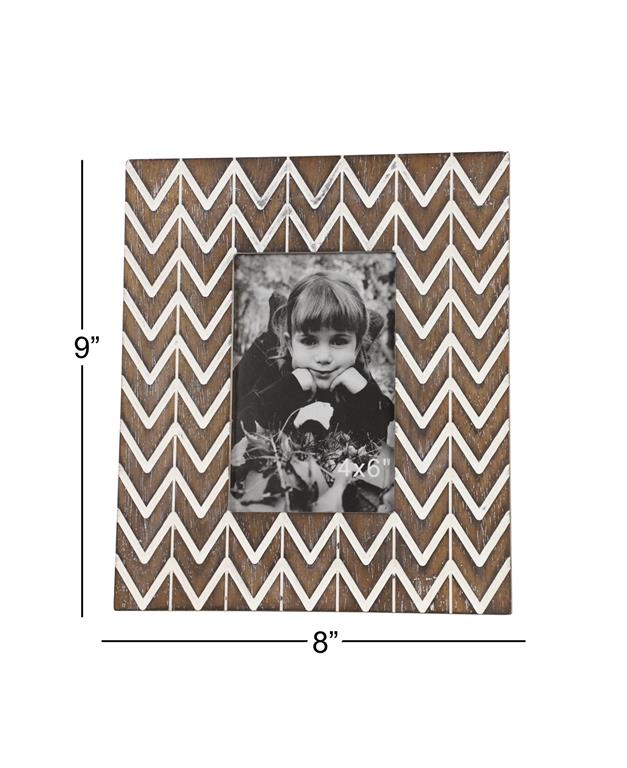 BROWN WOOD MODERN PHOTO FRAME