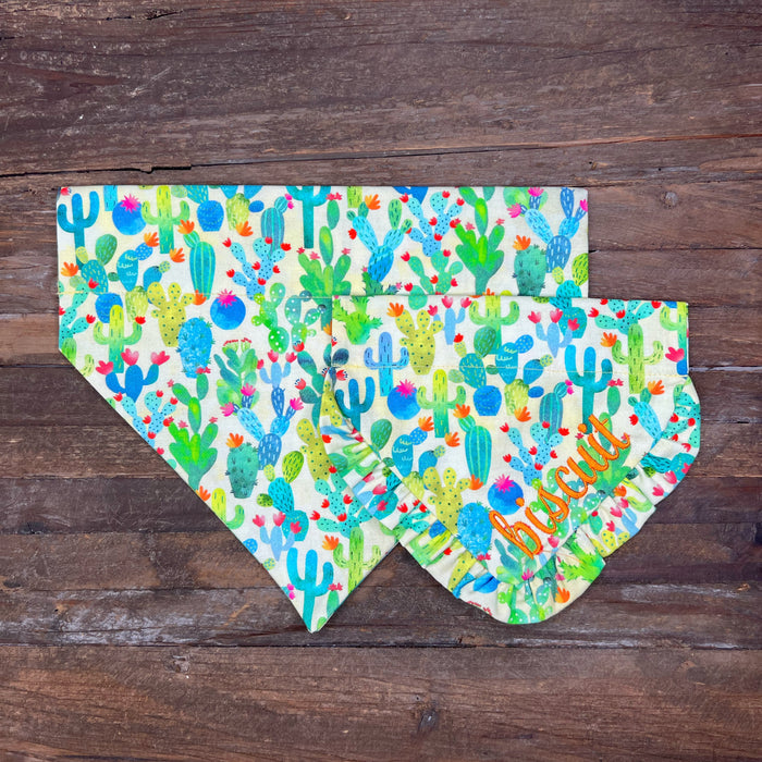 Cactus Print Dog Bandana
