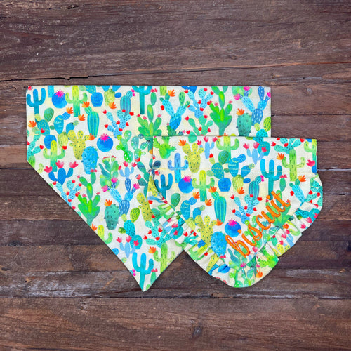 Cactus Print Dog Bandana