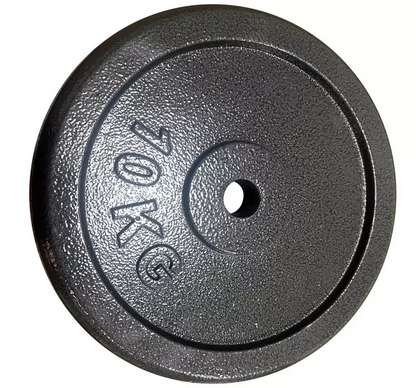Cast Iron Weights 2 x 10kg | Strength Training Weight Plates Gym Equipment Set