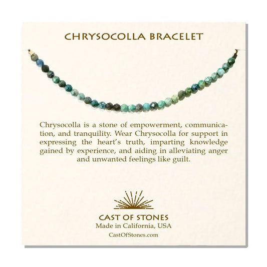Cast of Stones Chrysocolla Bracelet