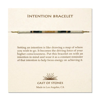 Cast of Stones Intention Bracelet