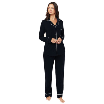 Cat’s PJs Pima Knit Long-Sleeved Pajama