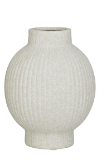 CERAMIC RIBBED VASE