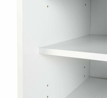 Chloe 2 Door Shoe Storage Cabinet - White | Hallway Storage Unit for Footwear