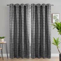 CLEOPATRA JACQUARD PRINTED CURTAIN PANEL