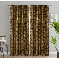 CLEOPATRA JACQUARD PRINTED CURTAIN PANEL