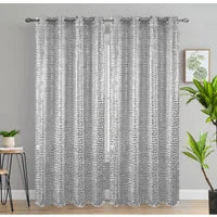 CLEOPATRA JACQUARD PRINTED CURTAIN PANEL