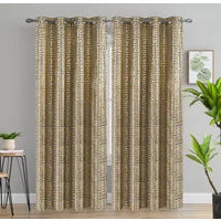 CLEOPATRA JACQUARD PRINTED CURTAIN PANEL