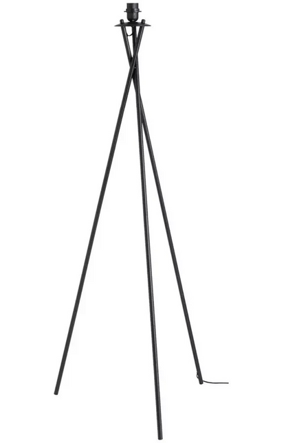Cortillo Base Only Tripod Floor Lamp Black | Modern Standing Floor Light Home