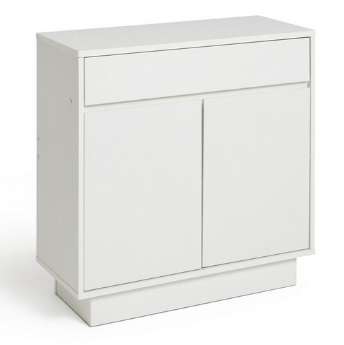 Habitat Cubes 2 Door 1 Drw Small Sideboard - White | White Cabinet Storage Unit