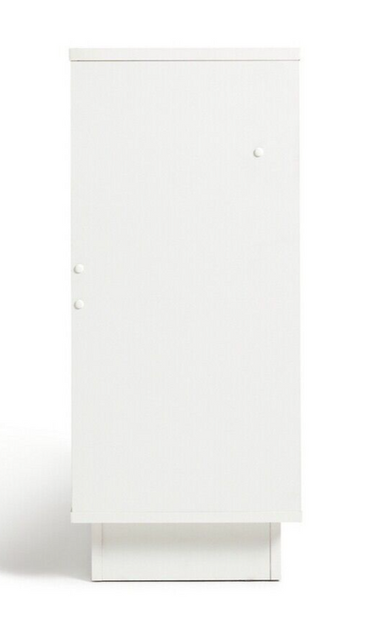 Habitat Cubes 2 Door 1 Drw Small Sideboard - White | White Cabinet Storage Unit