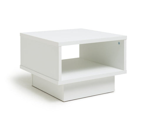 Cubes End Table - White