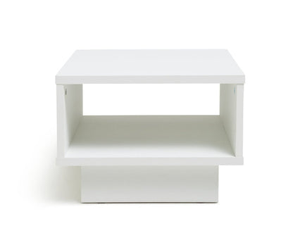 Cubes End Table - White