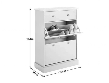 Cubes End Table - White