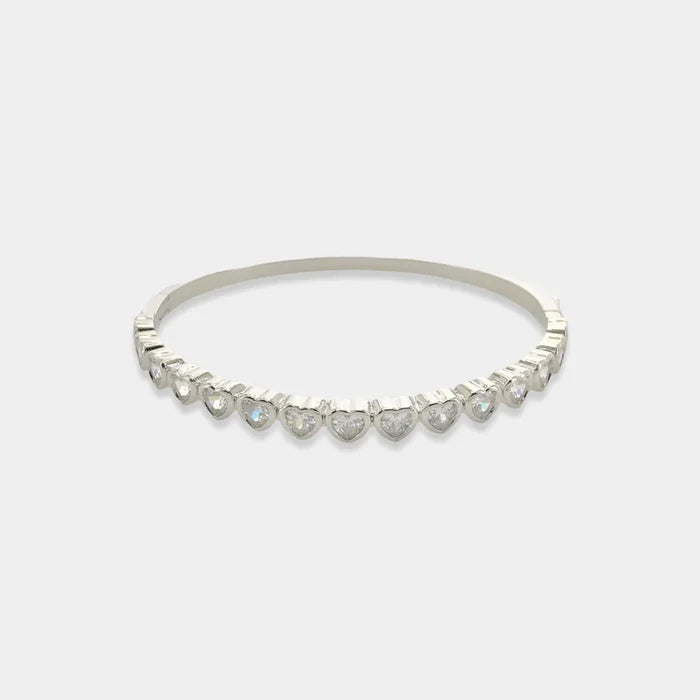 CZ HEARTS BANGLE