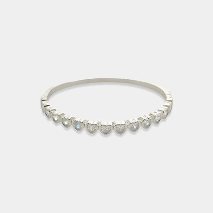CZ HEARTS BANGLE
