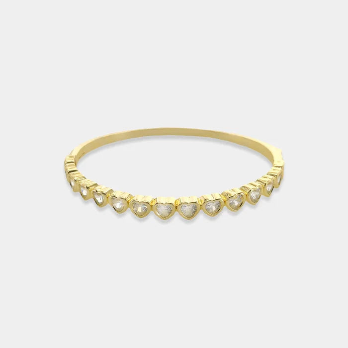 CZ HEARTS BANGLE