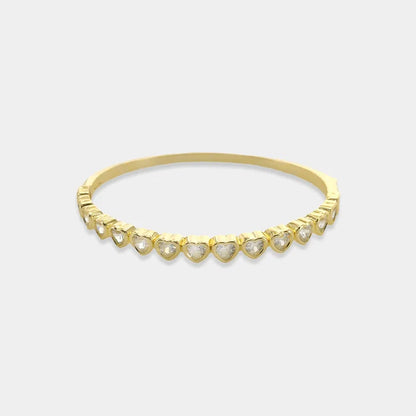 CZ HEARTS BANGLE