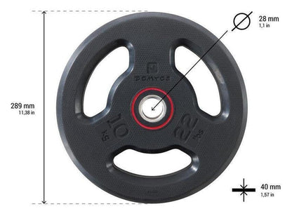 Decathlon Disc Rubber Weight - 10kg