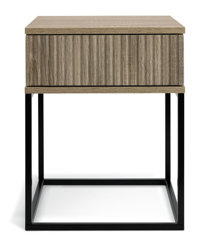 Digby 1 Drawer Bedside Table - Oak | Small Space Storage