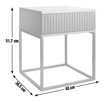 Digby 1 Drawer Bedside Table - Oak | Small Space Storage