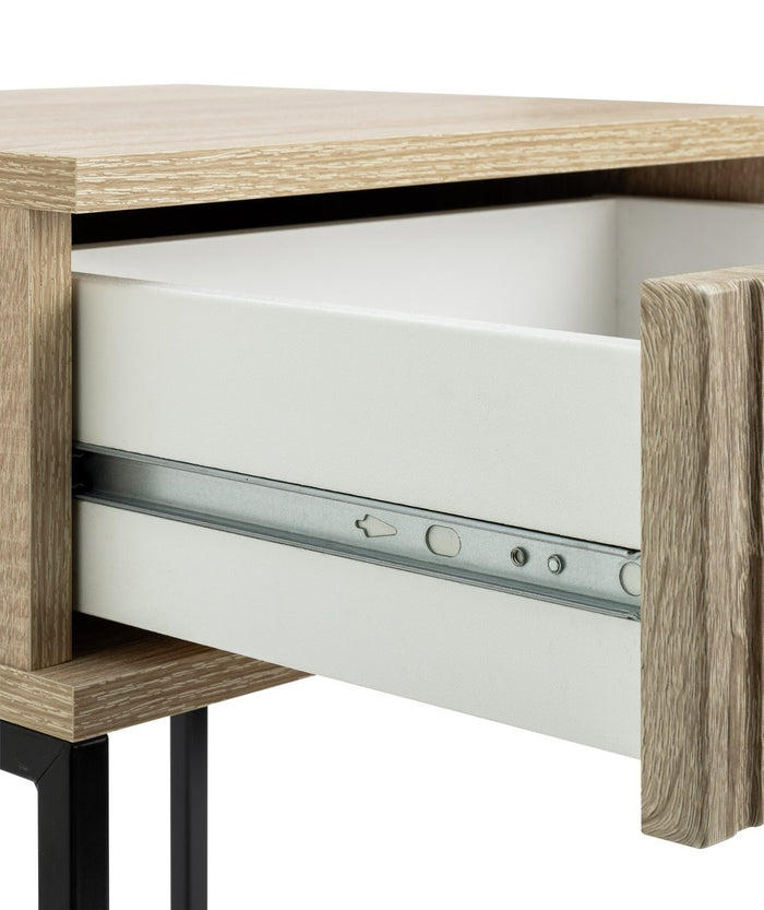 Digby 1 Drawer Bedside Table - Oak | Small Space Storage
