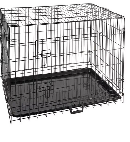 Double Door XXL Pet Cage H94xW137xD86cm | Large Dog Crate for Indoor Pet Storage