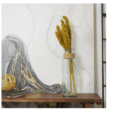 DRIED PLANT CORN MAZE NATURAL FOLIAGE WITH LONG STEMS, 3" X 1" X 30"