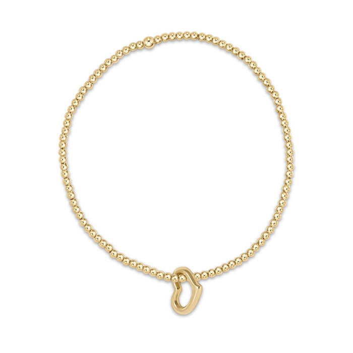 E Newton Classic Gold Charm Bracelet