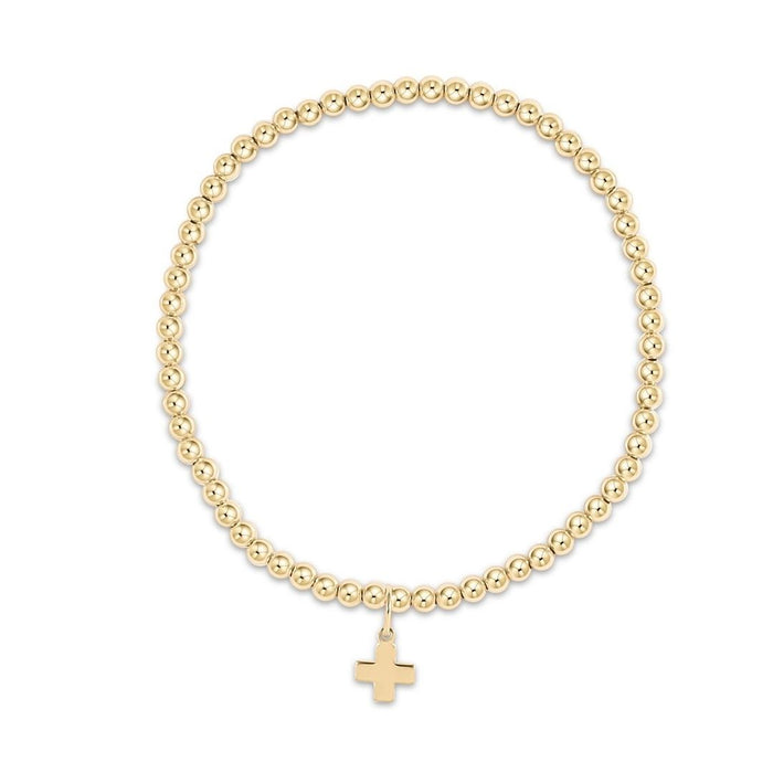 E Newton Classic Gold Charm Bracelet