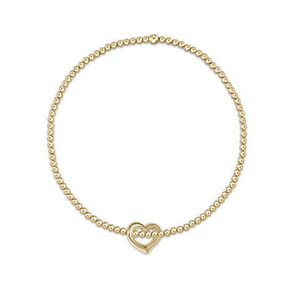 E Newton Classic Gold Charm Bracelet