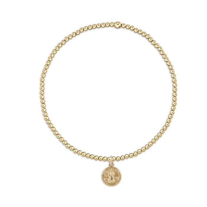 E Newton Classic Gold w/ Disc Bracelet